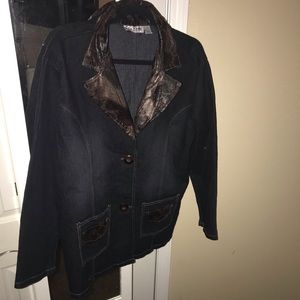 Women’s Plus Size 20 denim stretch jacket